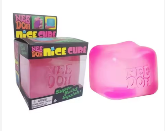 NeeDoh Nice Jumbo TPR Squishy Stress-Relieving Sensory Cube Toy Candy Maltose Squishy Toy