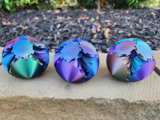 Gear Ball Twist- Mechanical Fidget: Chroma