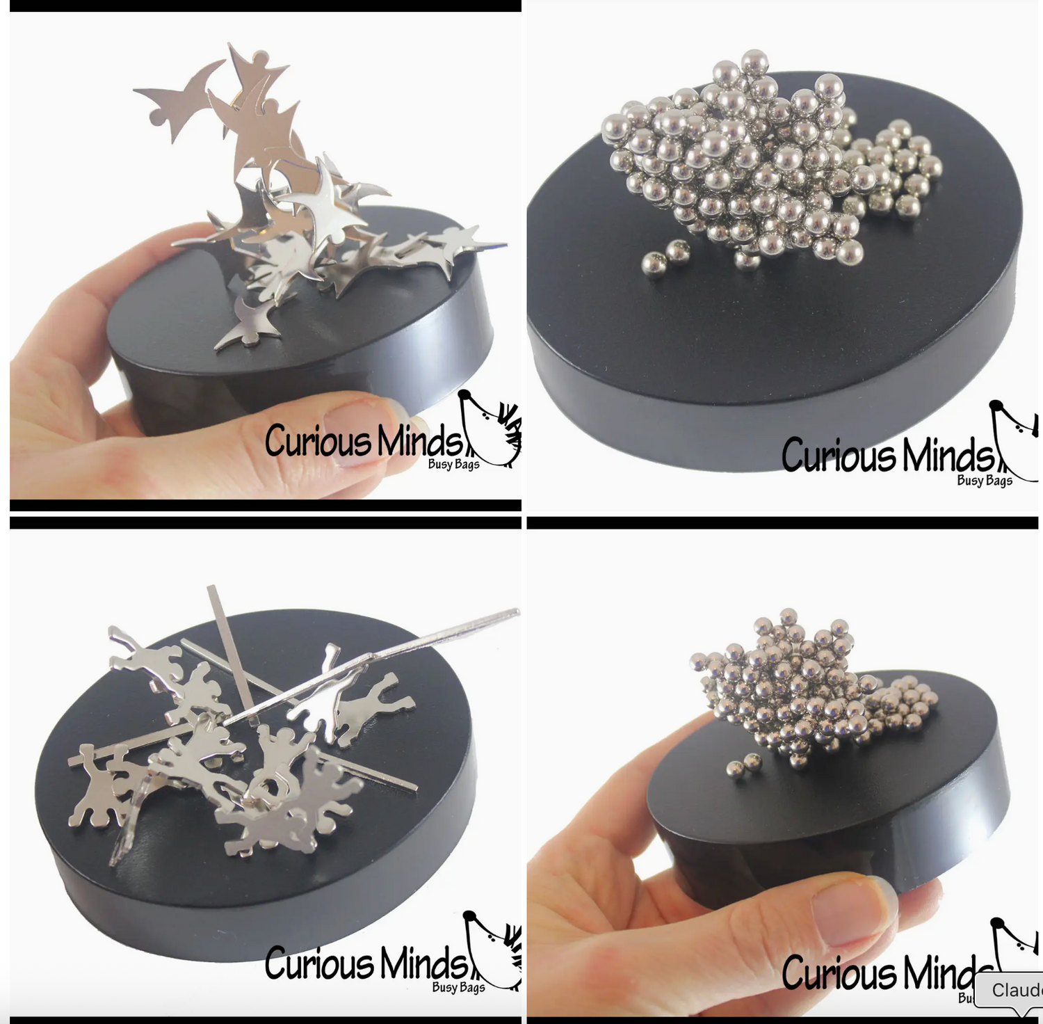 Magnetic Fidget Sculpture - Office Science Toy - Desk Toy