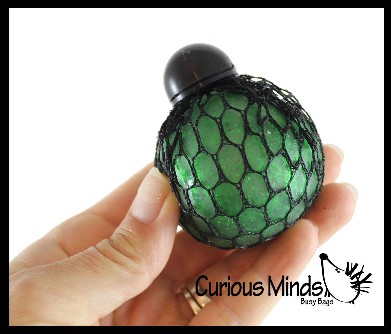 2" Metallic Bubble Mesh Balls - Squishy Fidget Ball with W