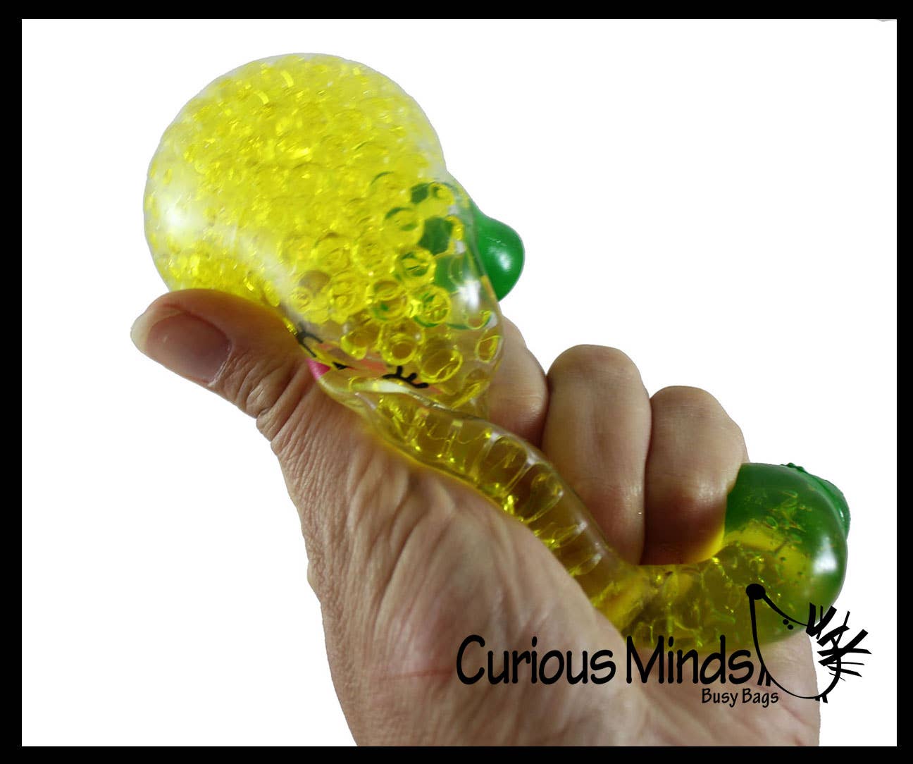 1 Banana Water Bead Filled Squeeze Stress Ball  -  Sensory,