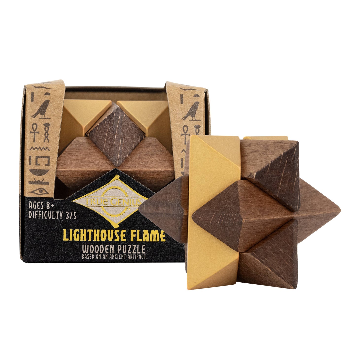 Lighthouse Flame - Mini Wooden Brainteaser