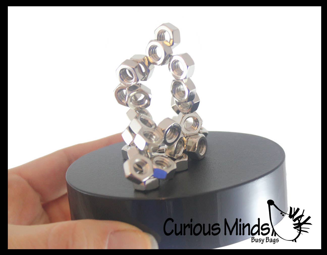 1 Magnetic Fidget Sculpture - Office Science Toy - Desk Toy