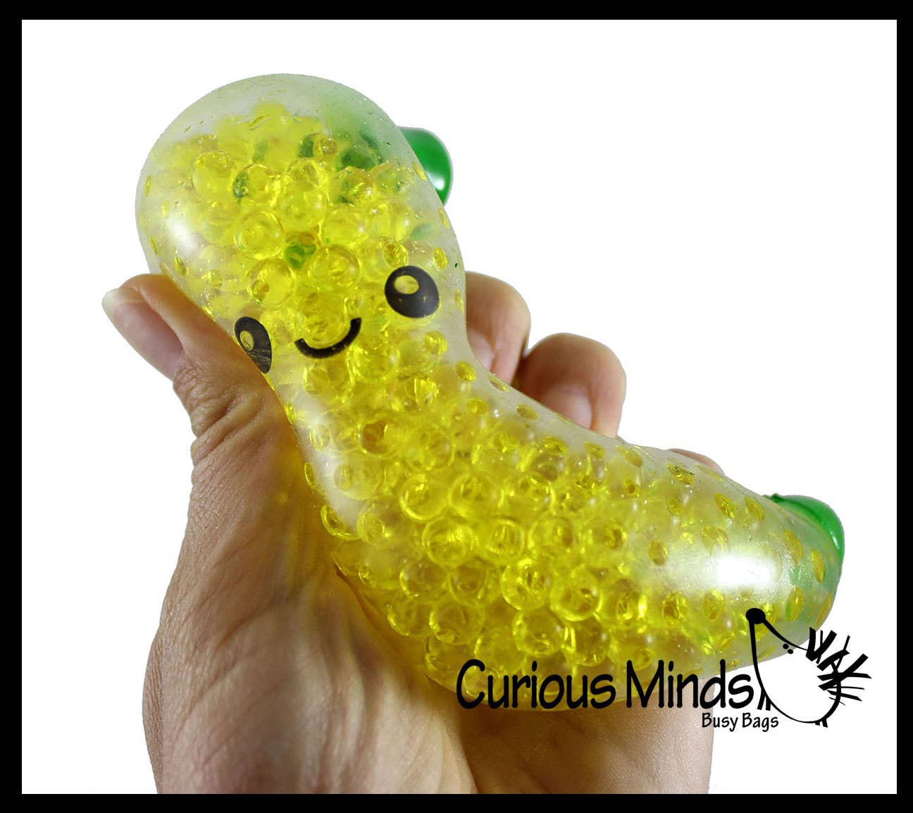 1 Banana Water Bead Filled Squeeze Stress Ball  -  Sensory,