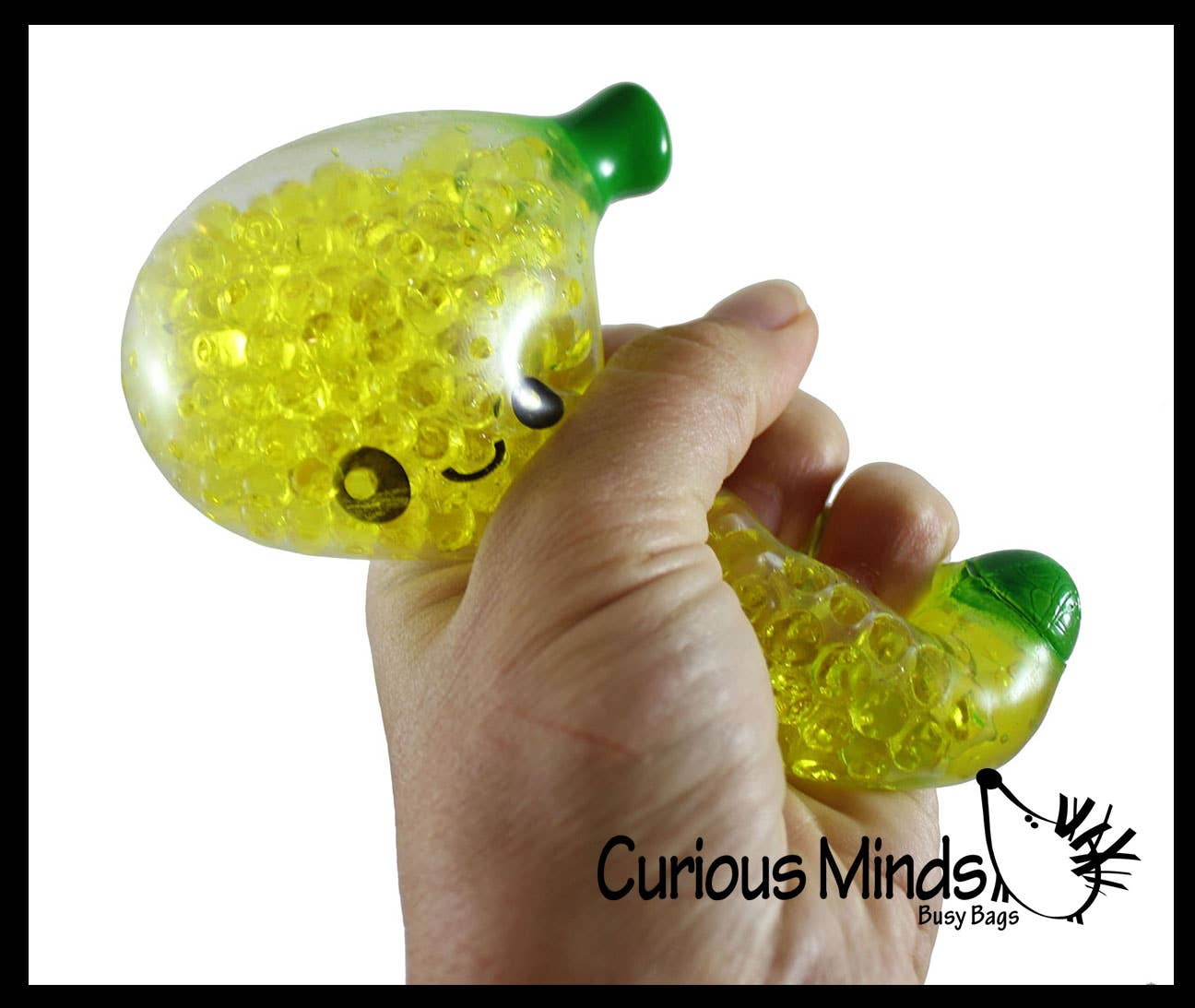 1 Banana Water Bead Filled Squeeze Stress Ball  -  Sensory,