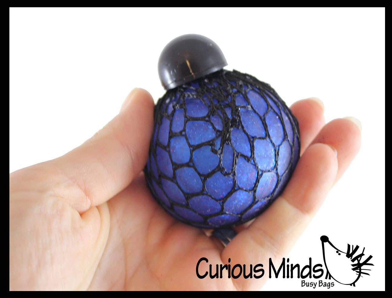 2" Metallic Bubble Mesh Balls - Squishy Fidget Ball with W