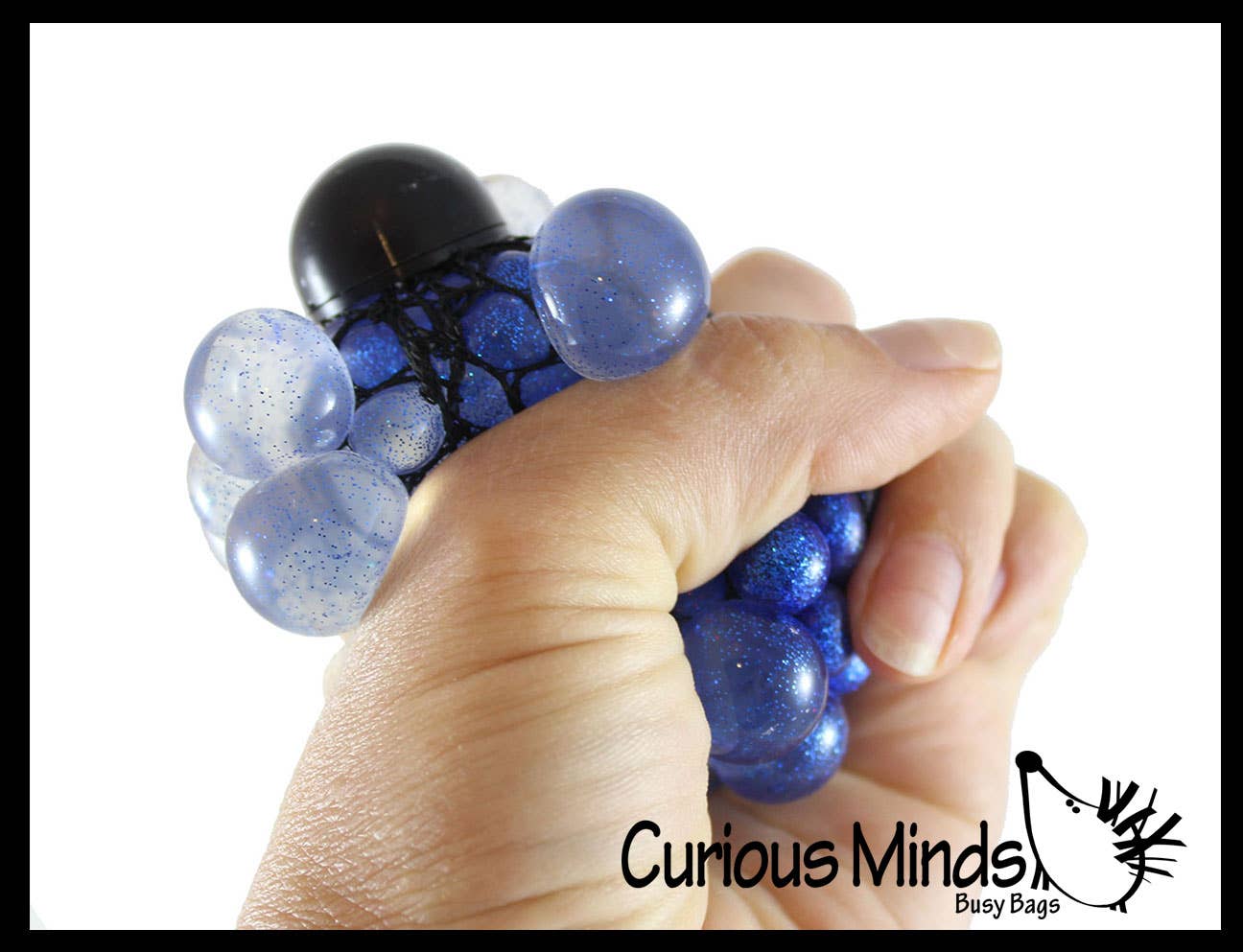 2" Metallic Bubble Mesh Balls - Squishy Fidget Ball with W