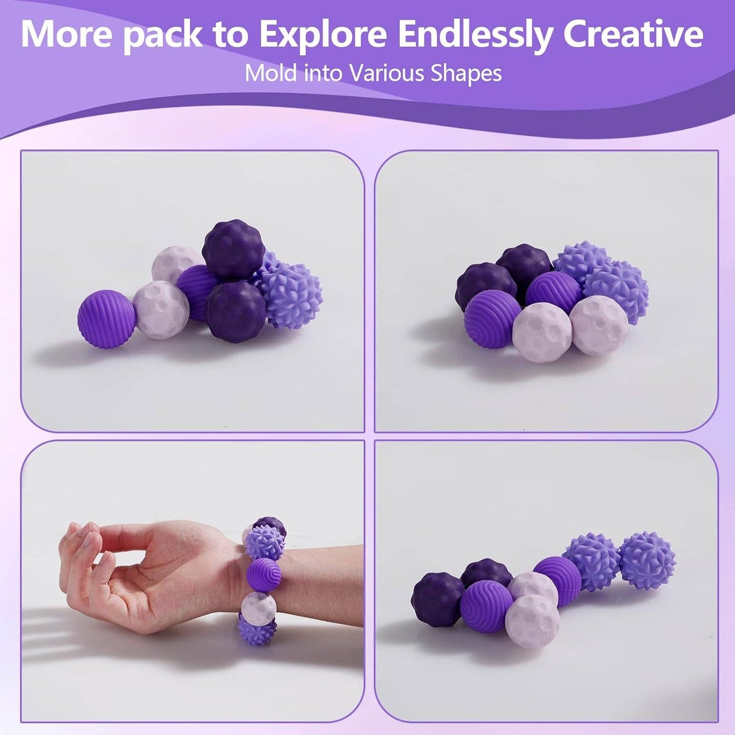 Magnetic Attraction Stress 8 Balls with Silicone Shell: 1 Set(8 Balls + Bag)